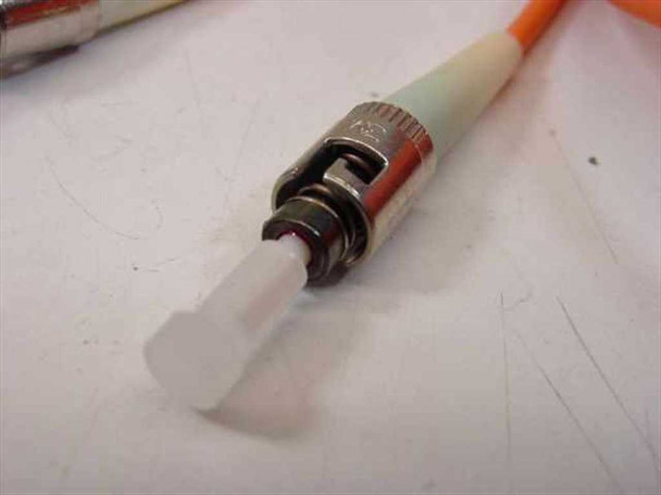 Chromatic Technologies 109141 fiber optic cable single ST connector close-up showing ferrule and housing