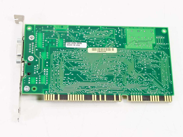 Madge 152-035-06N Smart 16/4 AT Plus Ringnode ISA card – PCB back side showing part number label 152-035-06N and Made in USA marking