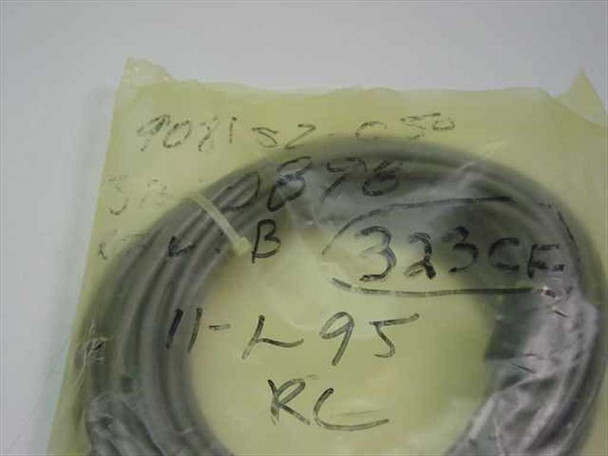 FSI 908152-050 Rev B Polaris cable coiled in bag with handwritten part number 908152-050 and inventory notations visible