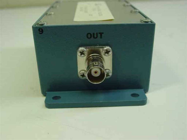 6.0 MHz Bessel filter – rear OUT face with panel-mount BNC output connector, marked OUT on enclosure