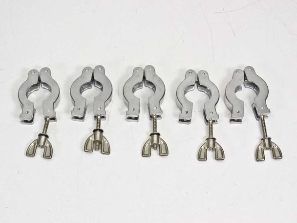 Aluminum KF-16 LOT OF 5 Hinge Clamp Vacuum Fittings - ISO-KF Flange Size NW-16