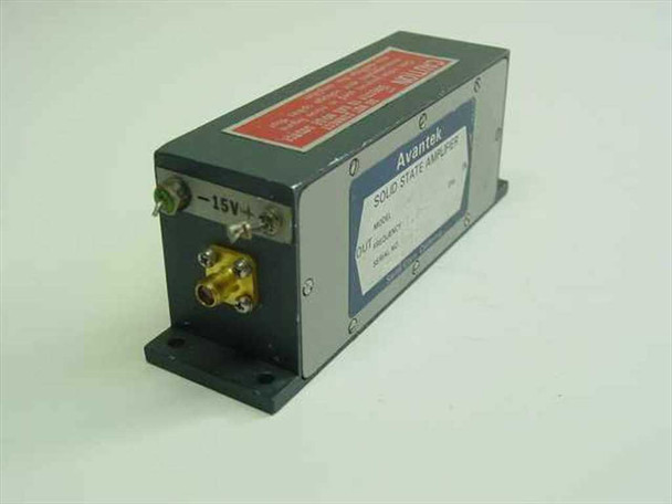 Avantek AM 1000M Solid State Amplifier - Power 15V - Frequency 1.0-2.0 GHz