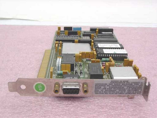 IBM 39F8370 8-bit ISA Token Ring adapter card – front view showing DB9 connector bracket and PCB components