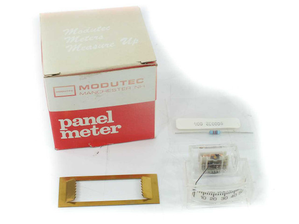 Modutec ME DVV 050 U Panel Meter 0~50 VDC 1.8-in x 0.75-in Mounting Slot