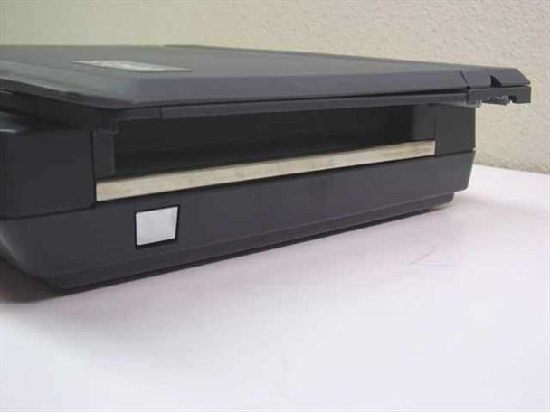 Savin SP2100 – front edge view showing thermal paper output slot