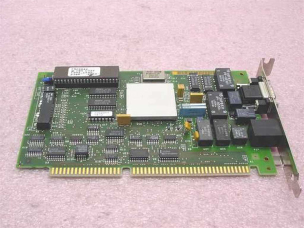 IBM 73G2042 Token Ring ISA Card – component side showing main controller chip, memory ICs, and ISA edge connector