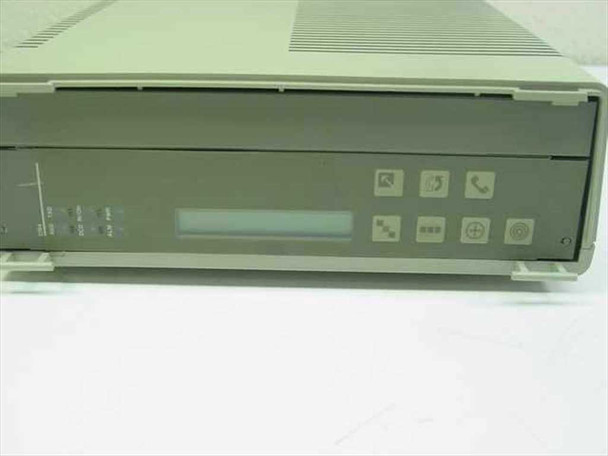 Motorola Codex 2264 Data Modem – close-up of front panel showing LCD status display and eight function/control buttons with icon labels