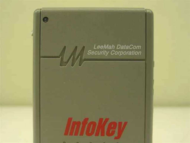 LeeMah DataCom InfoKey Interface Module – top face showing LeeMah DataCom Security Corporation logo and InfKey branding