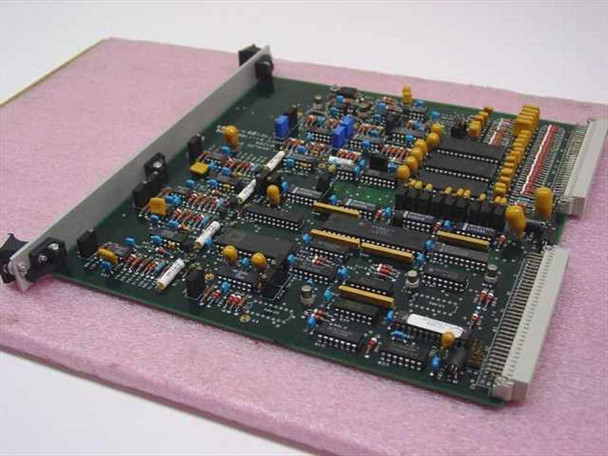 Analog Devices 31-710009-001 Analog Board – opposite angled top view showing reverse side component layout and dual card-edge connectors