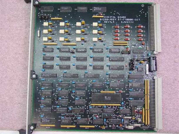Analog Devices 31-710008-001 Digital Board – top-down flat view showing full board layout, label reading DIGITAL BOARD D1238 ASSY 31-710008-001 REV X.5
