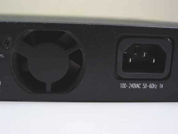 Accton EH2005-TX rear panel – cooling fan and IEC C14 power inlet labeled 100-240VAC 50-60Hz 1A