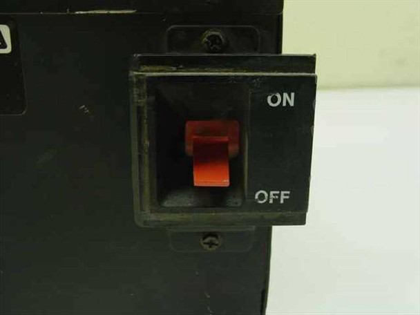 Han One HN-0150SB external red flip switch closeup – ON/OFF rocker switch mounted to side panel