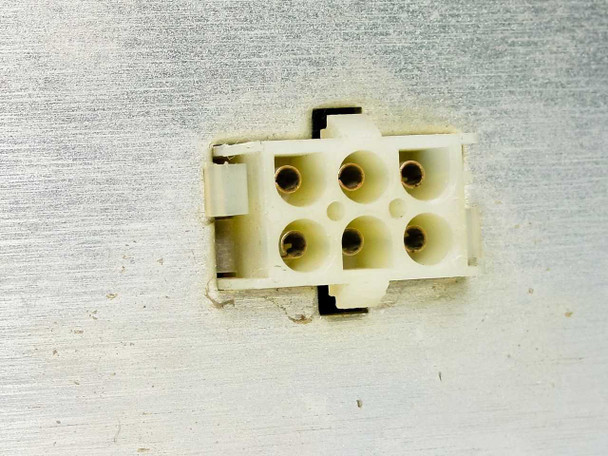 DEC H7421A power supply 6-pin Molex-style output connector on rear panel