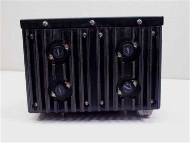 ERA Transpac LS324 — front panel view showing finned heatsink and four transistors or pass elements