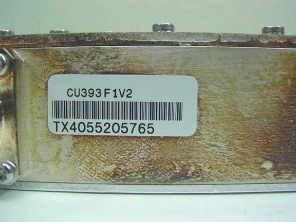 CCI DDP-1819-HP-1 Dual Duplexer side label close-up showing CU393F1V2 part number and TX4055205765 barcode