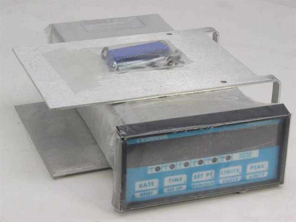 Omega Engineering DPS3400-K-3-5 digital thermometer front panel and aluminum housing with accessories in bag on top
