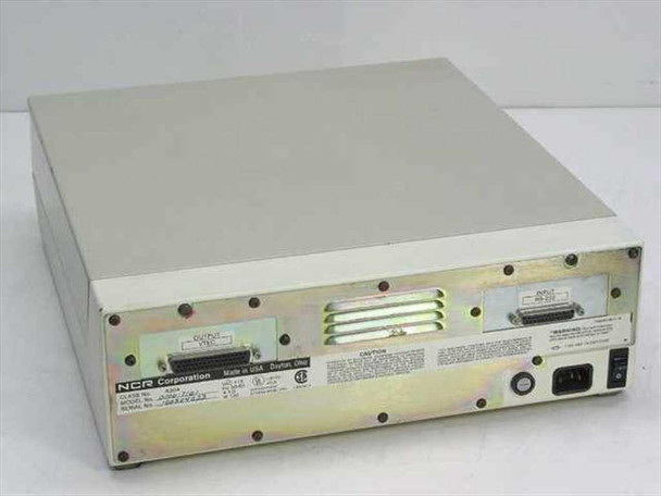 NCR VP10 0100-7101 EDP Equipment — rear panel showing RS-232 input, VTEC output connectors, AC power inlet, and NCR Corporation label
