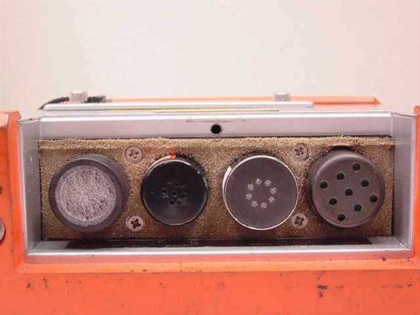Gastech GX-91B monitor sensor port array showing four electrochemical sensor openings on bottom panel