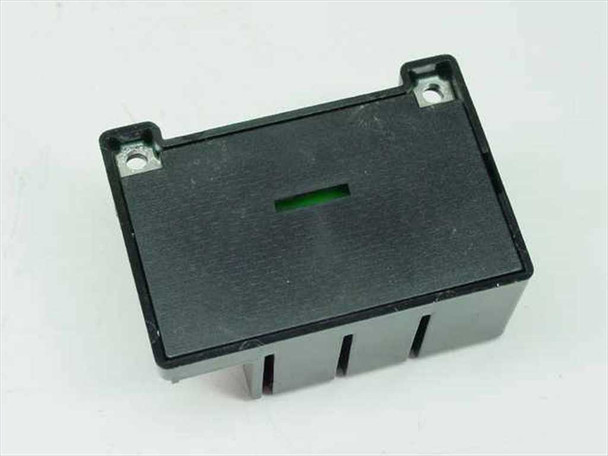 Red Lion Controls MLPS power supply — bottom view showing green LED indicator and mounting bracket tabs