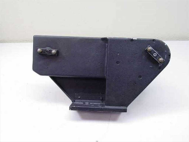 Photo-Sonic Film Take-Up Unit – rear view of flat black housing showing two mounting brackets with bolts on top edge and open magazine slot