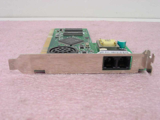 US Robotics Sportster 005687-02 — side view of card bracket showing two RJ-11 phone line ports