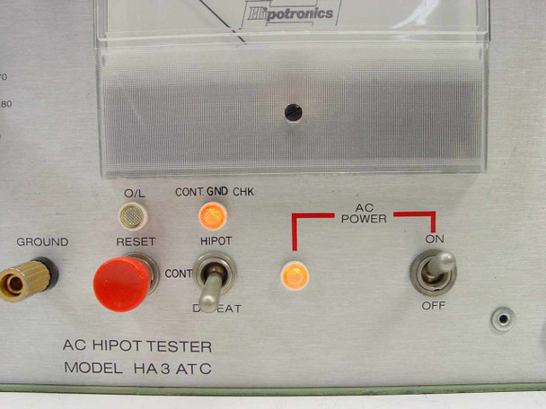 Hipotronics HA3 AC HIPOT Tester - HA3-AT-CCS11-780 - As-Is / For Parts