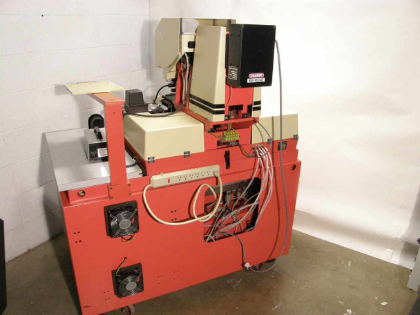 Karl Suss MA56 rear view showing exhaust fans, cable routing, and external component connections