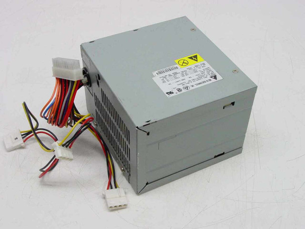 IBM Delta DPS-145PB-73 90W ATX power supply — right side and top view showing peripheral connectors and Molex leads