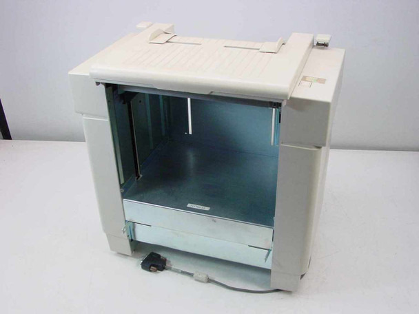 Xerox QA-13 Print Feeder 97K15740 — front-left view showing open paper bay and beige housing