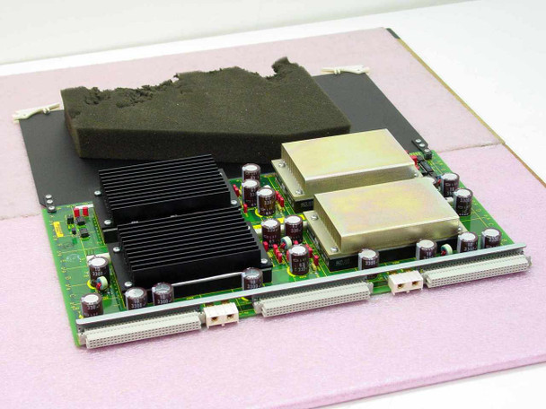 Silicon Graphics 303X2 030-0741-001 Power Module Board top view with heat sinks and foam packing on anti-static mat