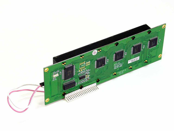 Microtips Technology MTB-135 PB-135 display module — rear PCB view showing Toshiba controller ICs and edge connector pins