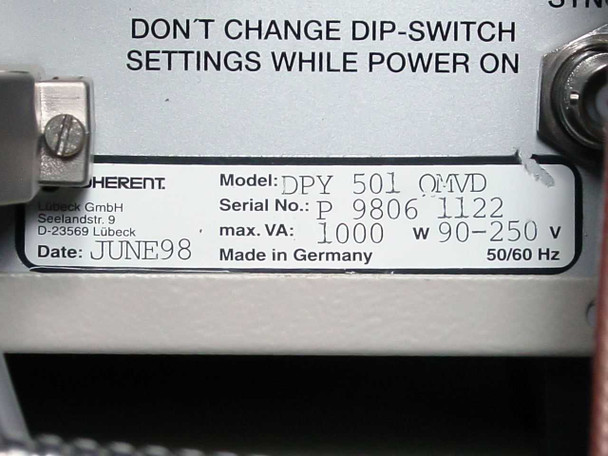 CMS PS-700 3~6 Micron Silicon Wafer Laser Marking System - Powers ON - As Is