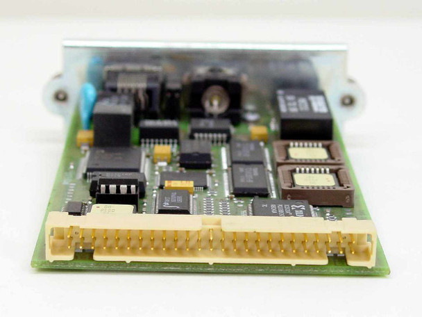 Tektronix 671-4128 Phaser Share Ethernet Card – top-down view of PCB showing edge connector and component side