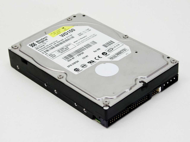 Western Digital WD Caviar WD100 10GB 3.5-inch Enhanced IDE hard drive – top label and front connector view