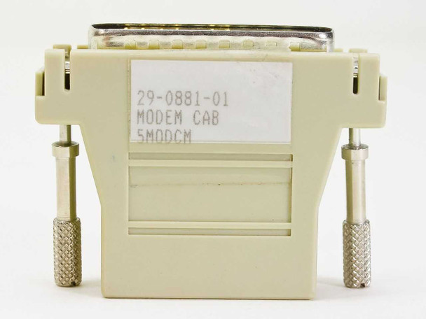Cisco CAB-5MODCM 29-0881-01 – top-down view showing label reading 29-0881-01 MODEM CAB 5MODCM