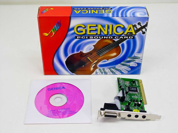 Genica ASP003 PCI Sound Card w/ Drivers - DOS, Win 3.1, 95 & 98 - ASOUND Express