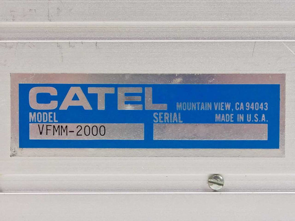 Catel VFMM-2000 — manufacturer label showing brand, model VFMM-2000, Made in USA, Mountain View CA 94043