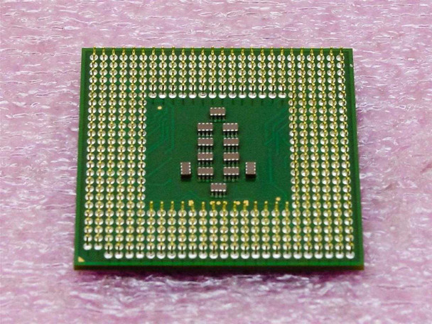 Intel SL6H8 Mobile Celeron 1.13GHz CPU – bottom view showing Socket 478 contact pads