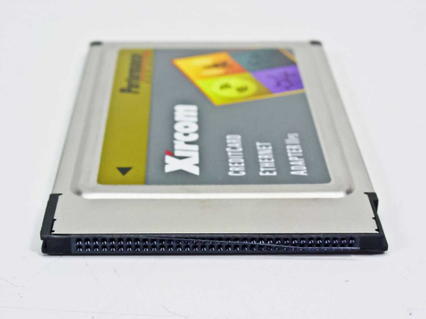 Xircom PS-CE2-10 CreditCard Ethernet Adapter IIps — side view showing PCMCIA edge connector