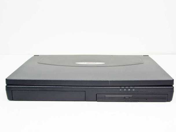 Compaq Armada 7400 closed, right-side profile showing optical/media bay and status indicators
