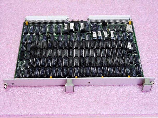 DY-4 Systems PD-SVM328 VME System Board — top side showing dense array of memory ICs and dual VME edge connectors