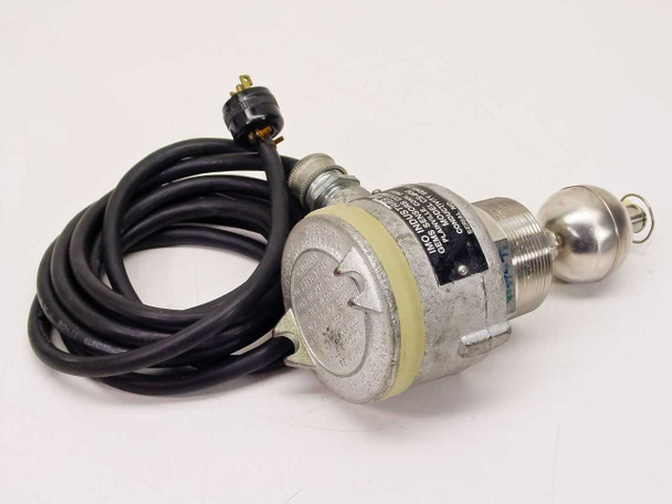 IMO Industries GEMS CS-800 Conductivity Sensor – side view showing full unit with cable coiled and float extended