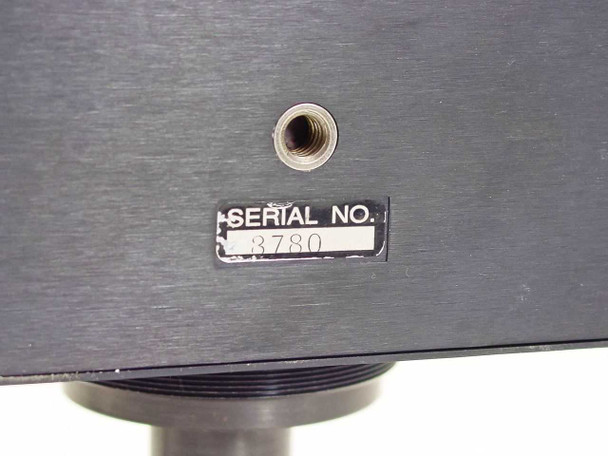 Digiteyes DVC Digital Video Camera top panel showing Serial No. 3780 label and threaded mounting hole above lens barrel