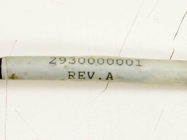 Dynatech DPC-12-1 cable label showing part number 2930000001 and REV. A