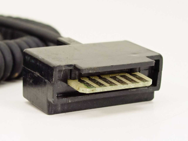 Hudson 5555 cord multi-pin socket connector end — close-up view showing pin contacts