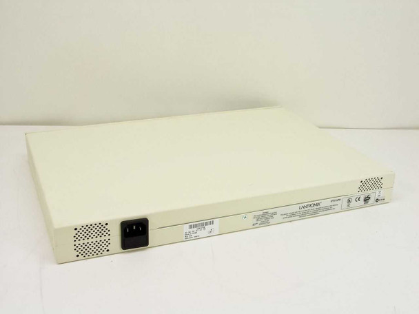 Lantronix ETS16PR 16-Port Ethernet Terminal Server — rear panel view showing IEC AC power inlet and ventilation slots