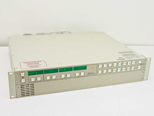 LEITCH ABA XY Chassis w/ ASM 32X4 Mono Audio Router FR-X&2RU-2AC