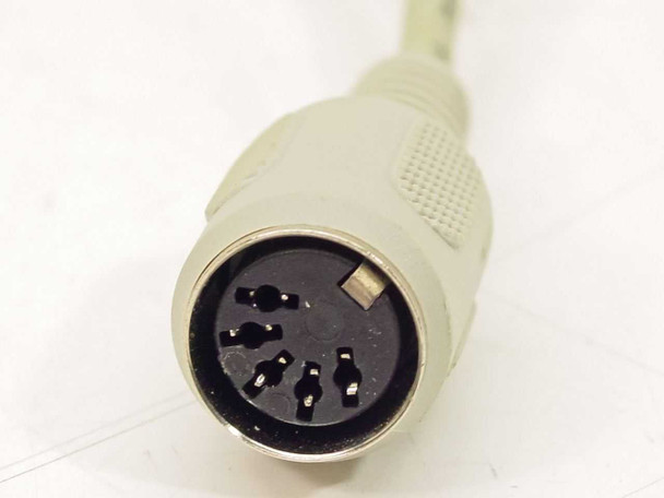 MagTek 22017513 close-up of Mini-DIN female connector end