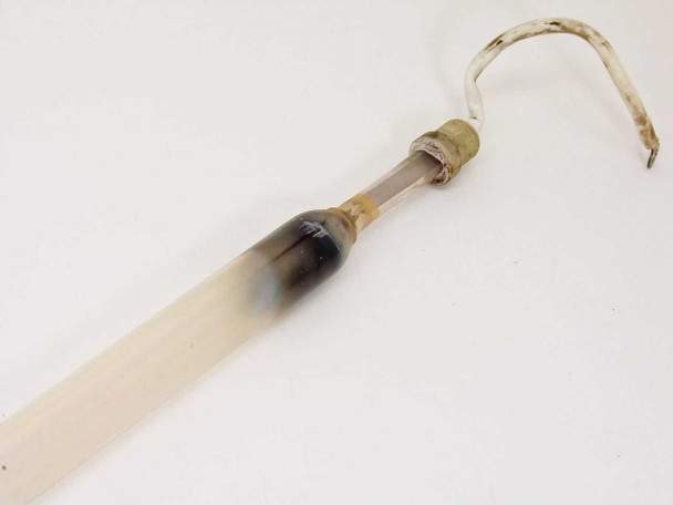 Wire hook terminal and ceramic ferrule assembly on Western Quartz curing lamp