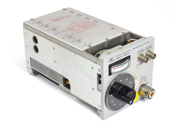 HP / Agilent 5255A 3 - 12.4 GHz Frequency Converter Plug-In Unit Extends to 12.4
